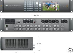 ATEM 4M/E Broadcast studio 4K Melangeur video BLACKMAGIC