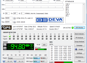 Radio explorer DEVA Analyseur et monitoring FM Mobile