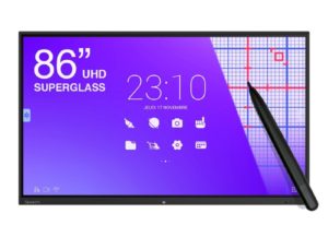 SuperGlass Android SpeechiTouch UHD Ecran interactif tactile 86″ Haute Précision