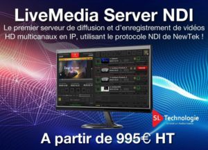 Live Media Serveur NDI NewTek