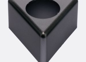 Badge/Flag micro triangle noir vierge