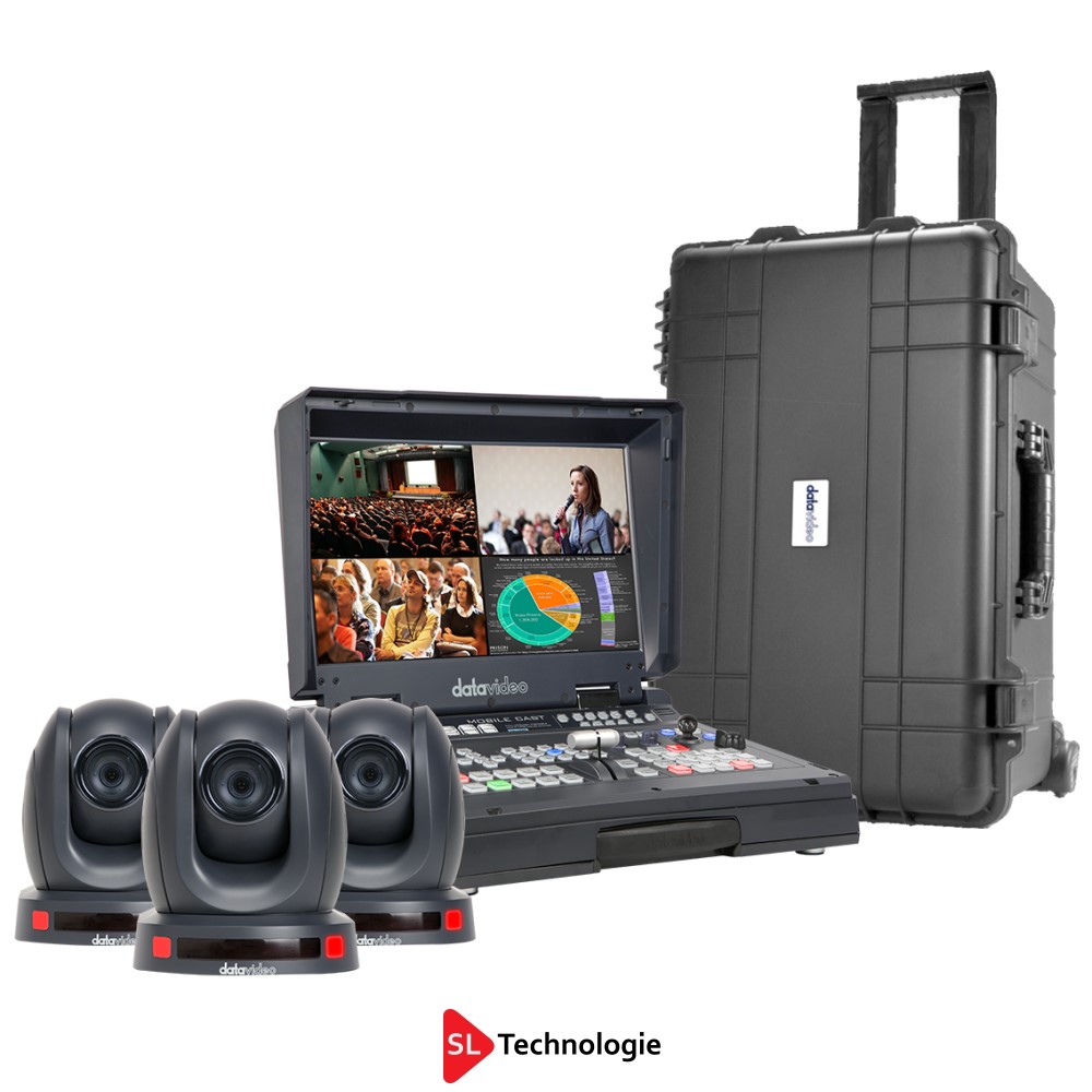 Pack Mélangeur Tout en Un + Streaming + 3 Caméras PTZ