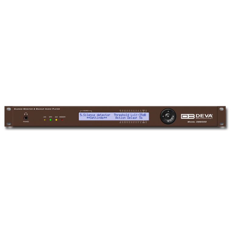 DB8000 DEVA Détecteur d'absence de modulation avec lecteur audio ...