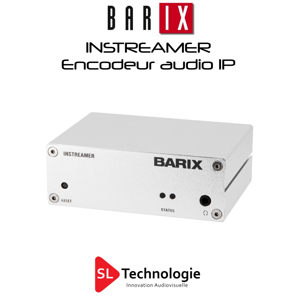 Instreamer BARIX Encodeur Audio IP