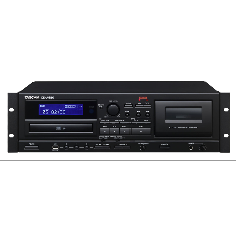 Lecteur Enregistreur CD/Cassette/USB Tascam CD-A580 - SL Technologie