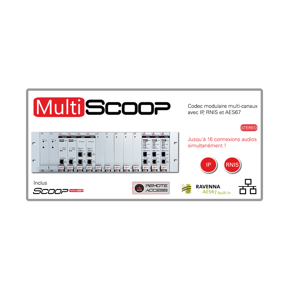 Multi Scoop AETA Codec Multi canaux