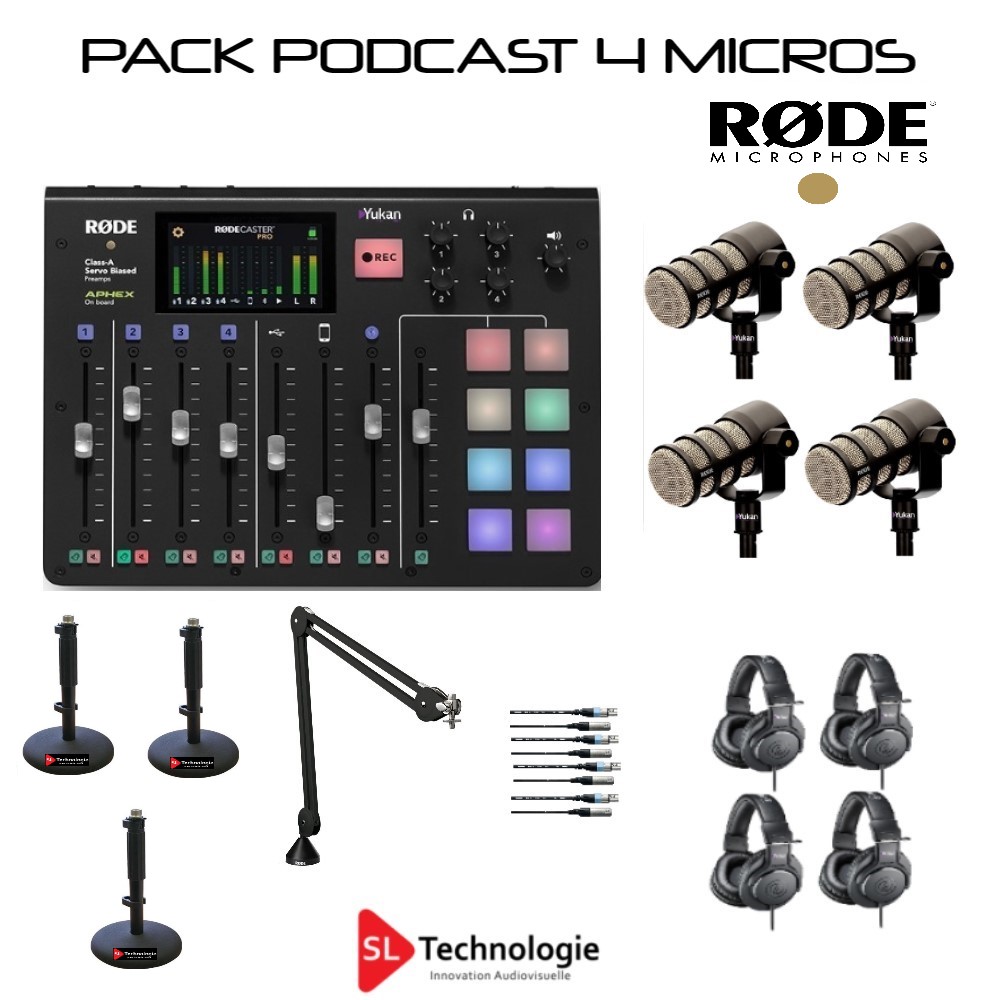 Pack Equipement Audio pour Podcast