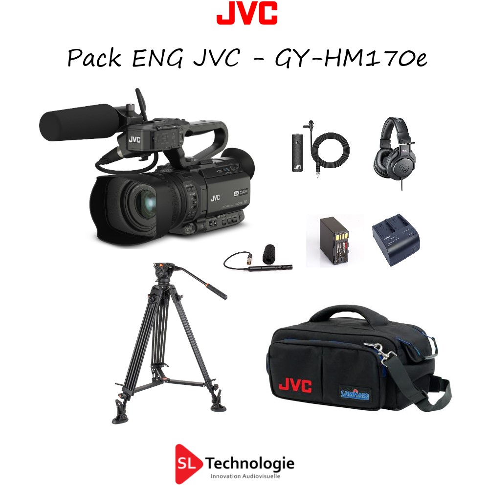 Pack Caméscope ENG JVC GY-HM170e