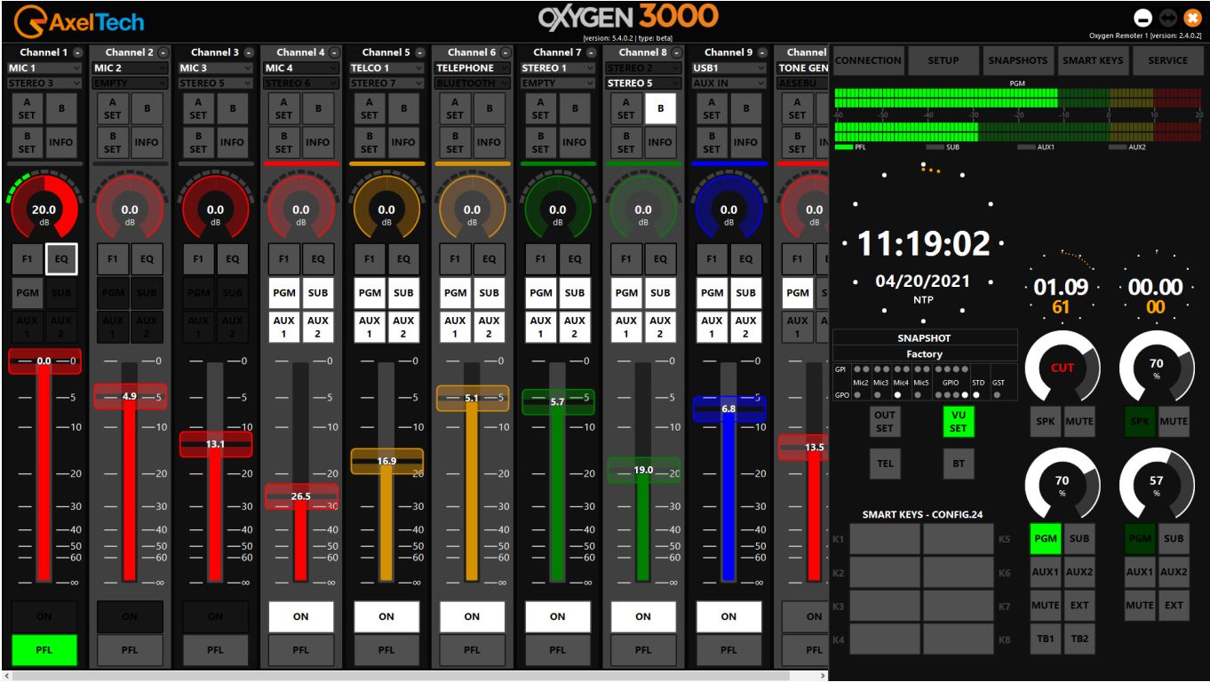 Table de mixage radio - MIDDLEMIX Digitale