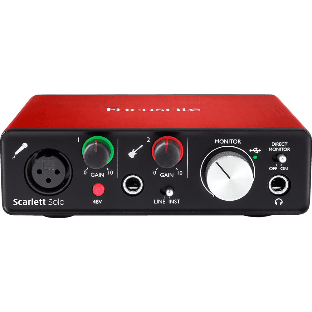 SCARLETT2 SOLO Focusrite interface audio
