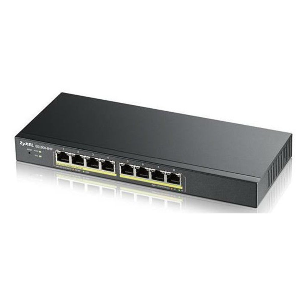 Switch 8 Ports Giga POE+ 70w Zyxel ZY-GS19008HPV2