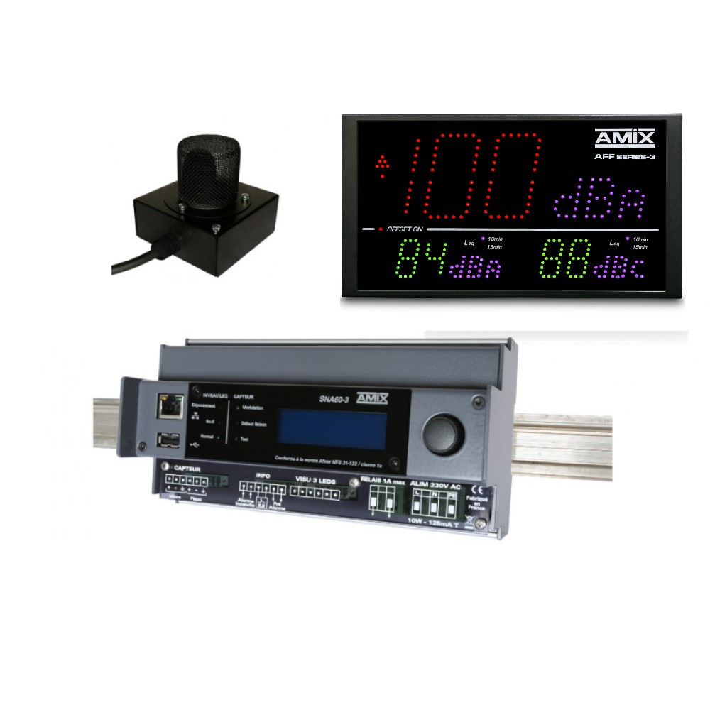 SNA60-3 NORM2017 AMIX Limiteur Sonore Conforme à La Réglementation