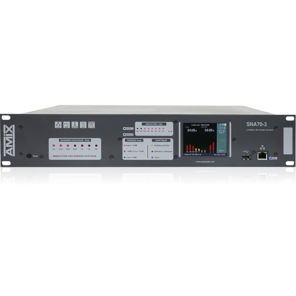 SNA70-3R – AMIX – NORM2017 Limiteur Sonore Conforme à La Réglementation Française