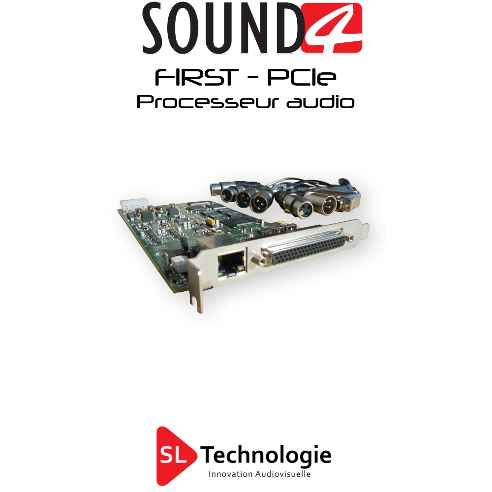 FIRST – Carte PCIe – SOUND4