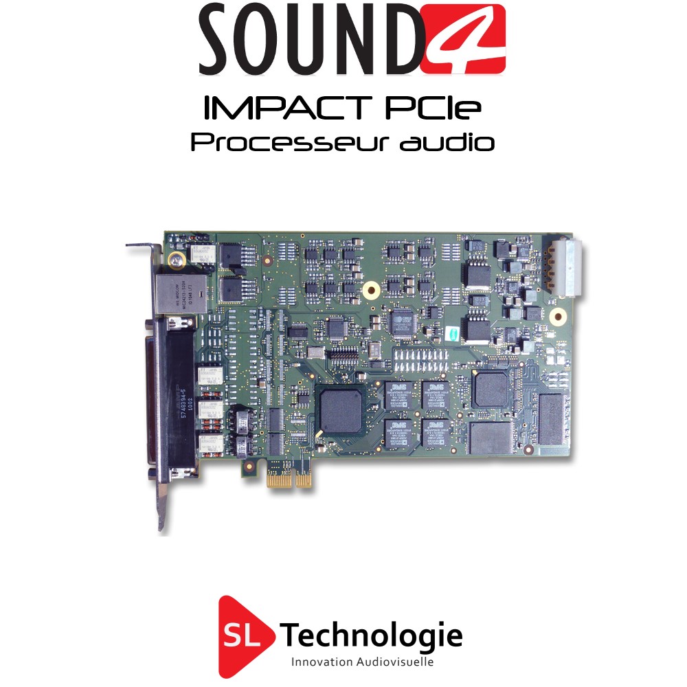 IMPACT – Carte PCIe – SOUND4