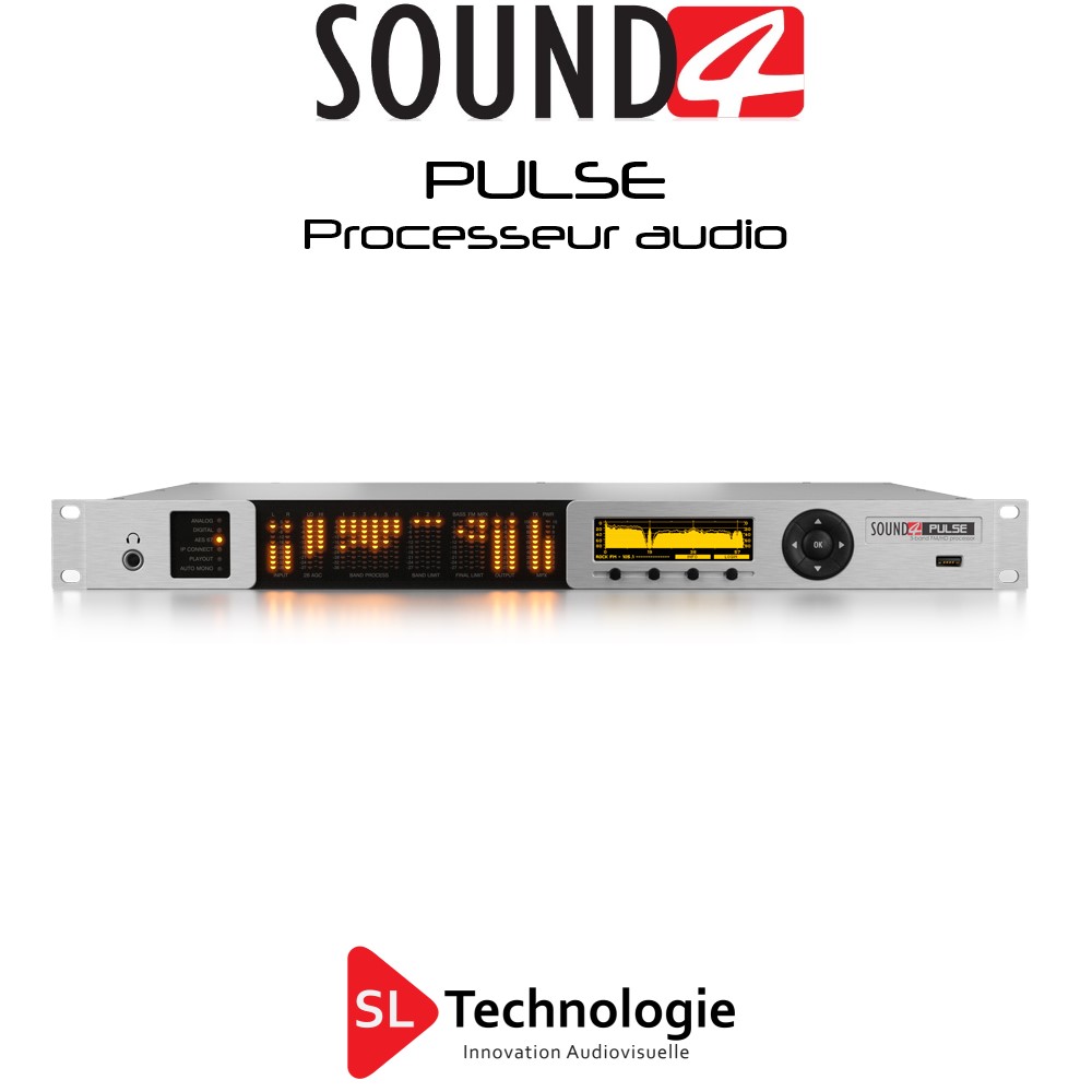 Pulse SOUND4 Processing audio - SL Technologie Distributeur Sound4