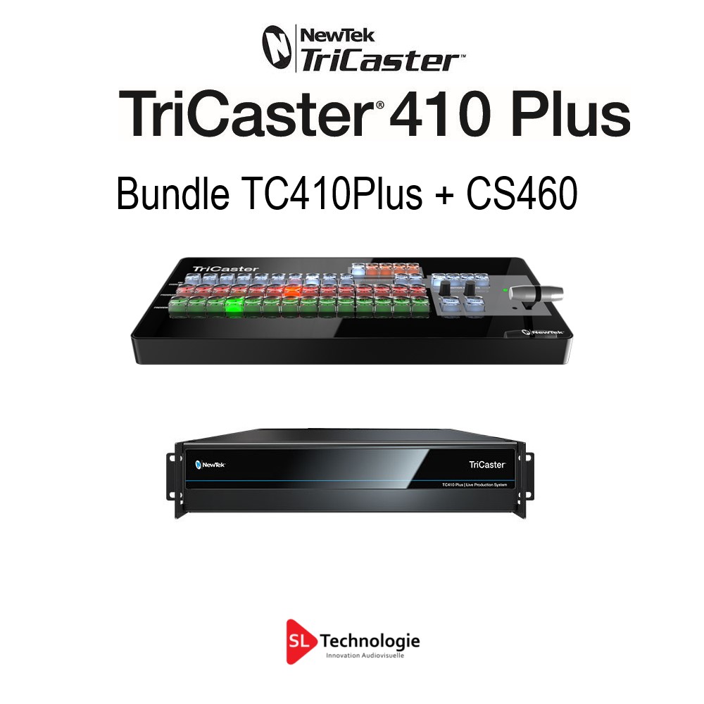 Tricaster TC410 Plus NewTek – Bundle CS Bar