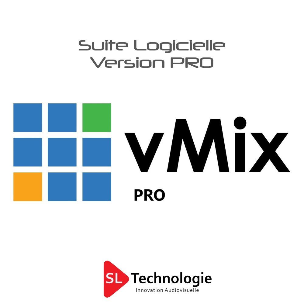 vMix Pro – Mélangeur Vidéo 4K Logiciel