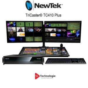 Lire la suite à propos de l’article Nouveau Tricaster NewTek TC410 Plus – NDI intégré