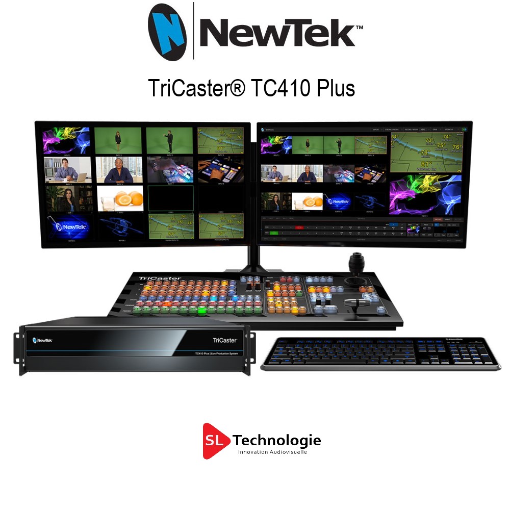 You are currently viewing Nouveau Tricaster NewTek TC410 Plus – NDI intégré