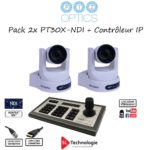 Pack 2x PT30X NDI PTZOptics + PTJOY G4