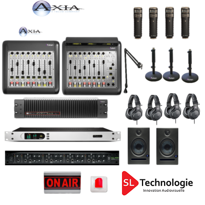 Pack Pro Console Numérique IP 16 Faders Axia