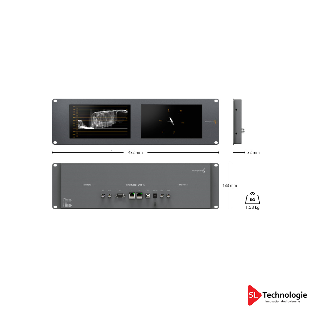 SmartScope Duo 4K BlackMagic Design Monitoring vidéo