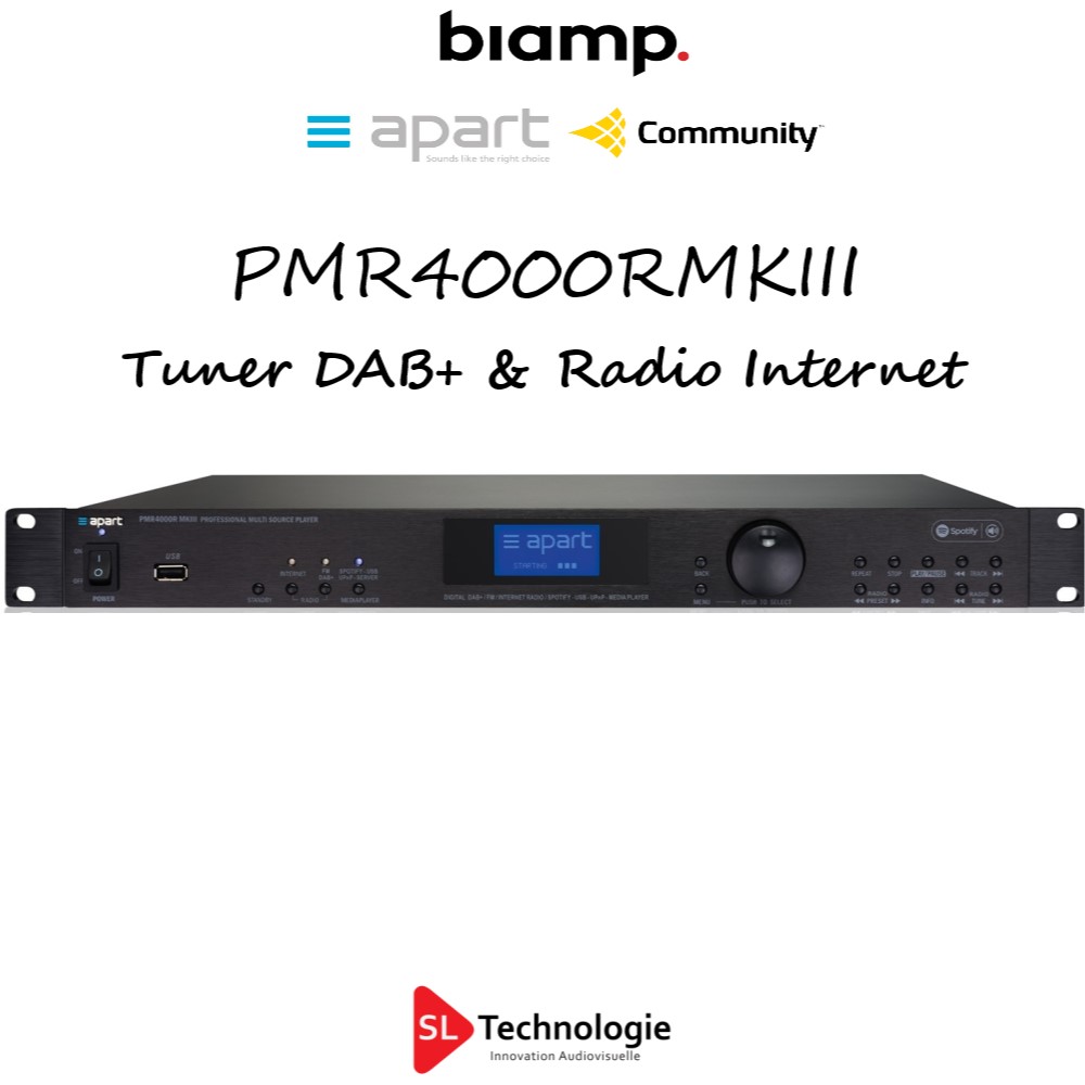 PMR4000RMKIII Apart Tuner DAB+ / FM / WebRadio