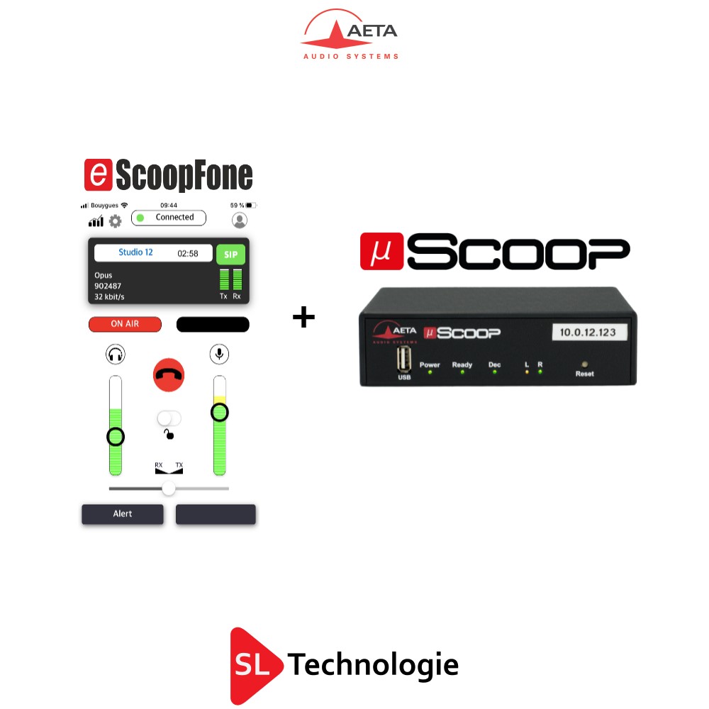 Pack eScoopFone + µScoop AETA