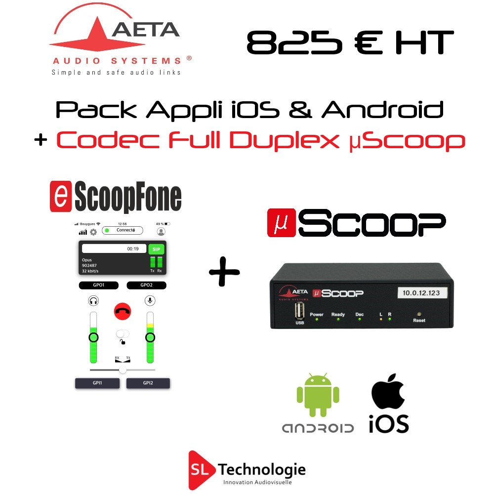 Pack eScoopFone + µScoop AETA