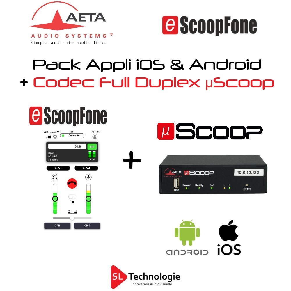 Pack eScoopFone + µScoop AETA