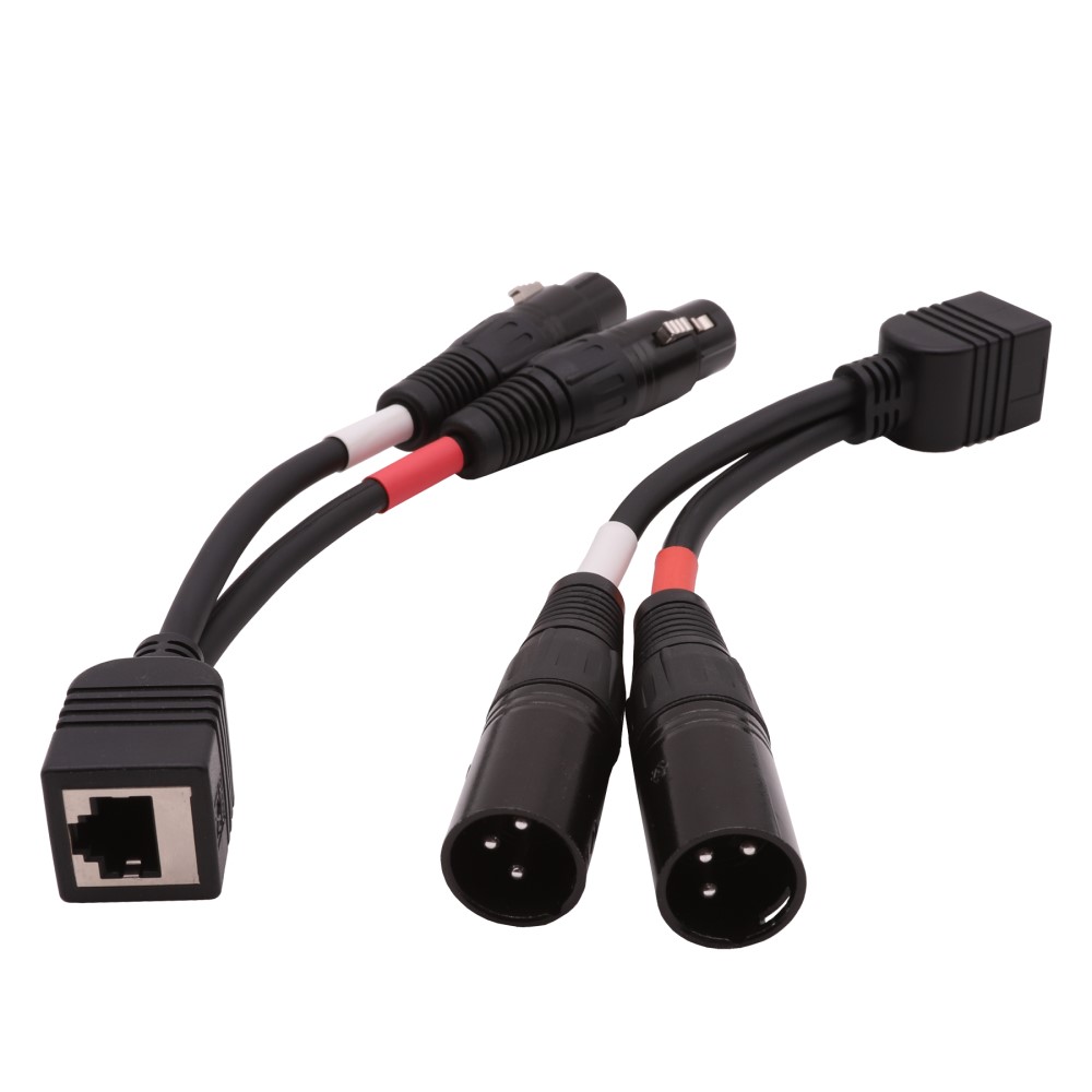 Adaptateurs audio RJ45 XLR Mâle