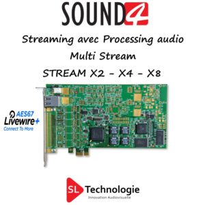 Lire la suite à propos de l’article Streaming Web Audio STREAM X2 – X4 – X8 – SOUND4
