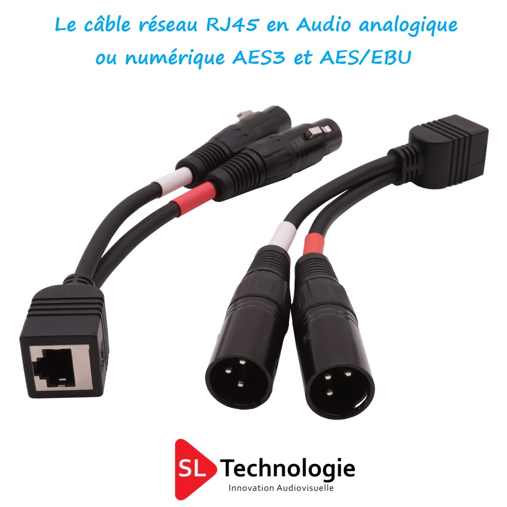 Lire la suite à propos de l’article Utilisation du câble réseau pour l’audio analogique et AES