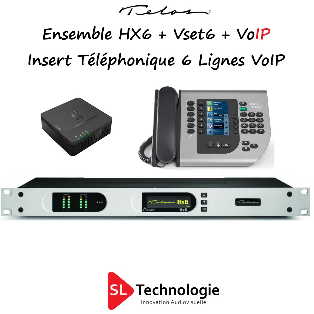 HX6 + VSET6 – VoIP