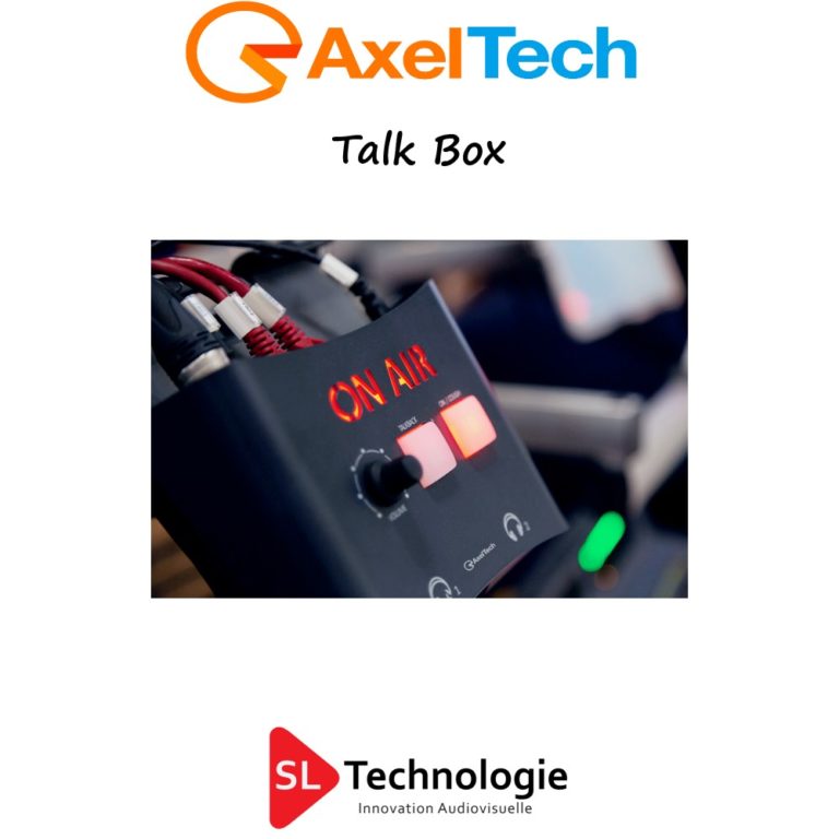 Talk Box - Console Oxygen Axel Tech - SL Technologie