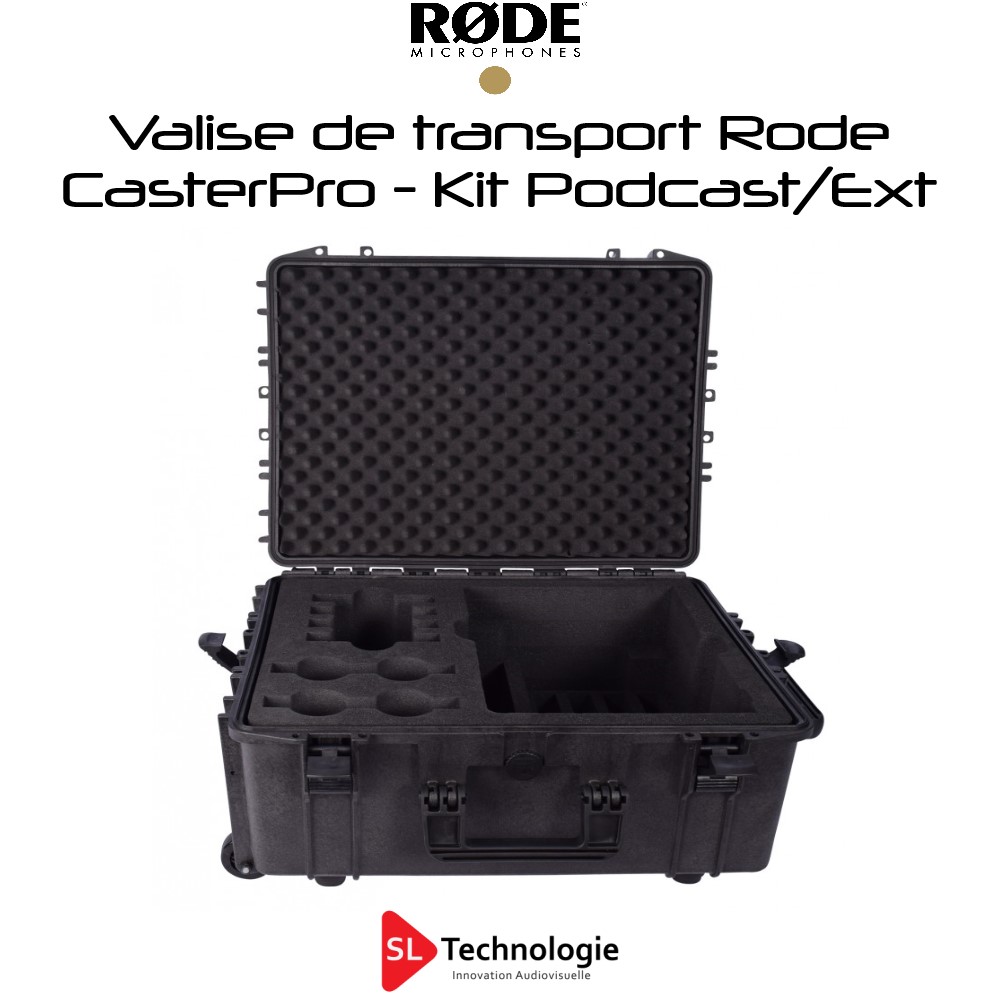 Valise Pour Kit Podcasting Rode CasterPro
