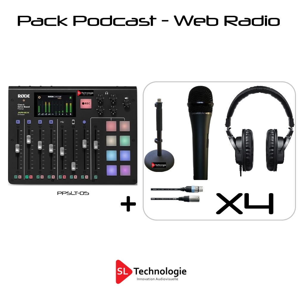 Pack Podcast Audio & WebRadio SLT.P004 - SL Technologie