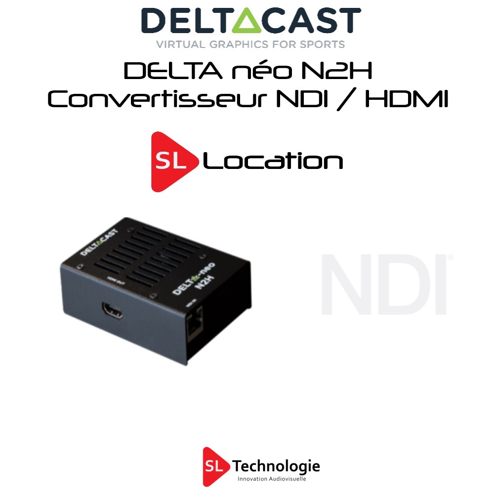 Décodeur NDI HDMI N2H DeltaCast