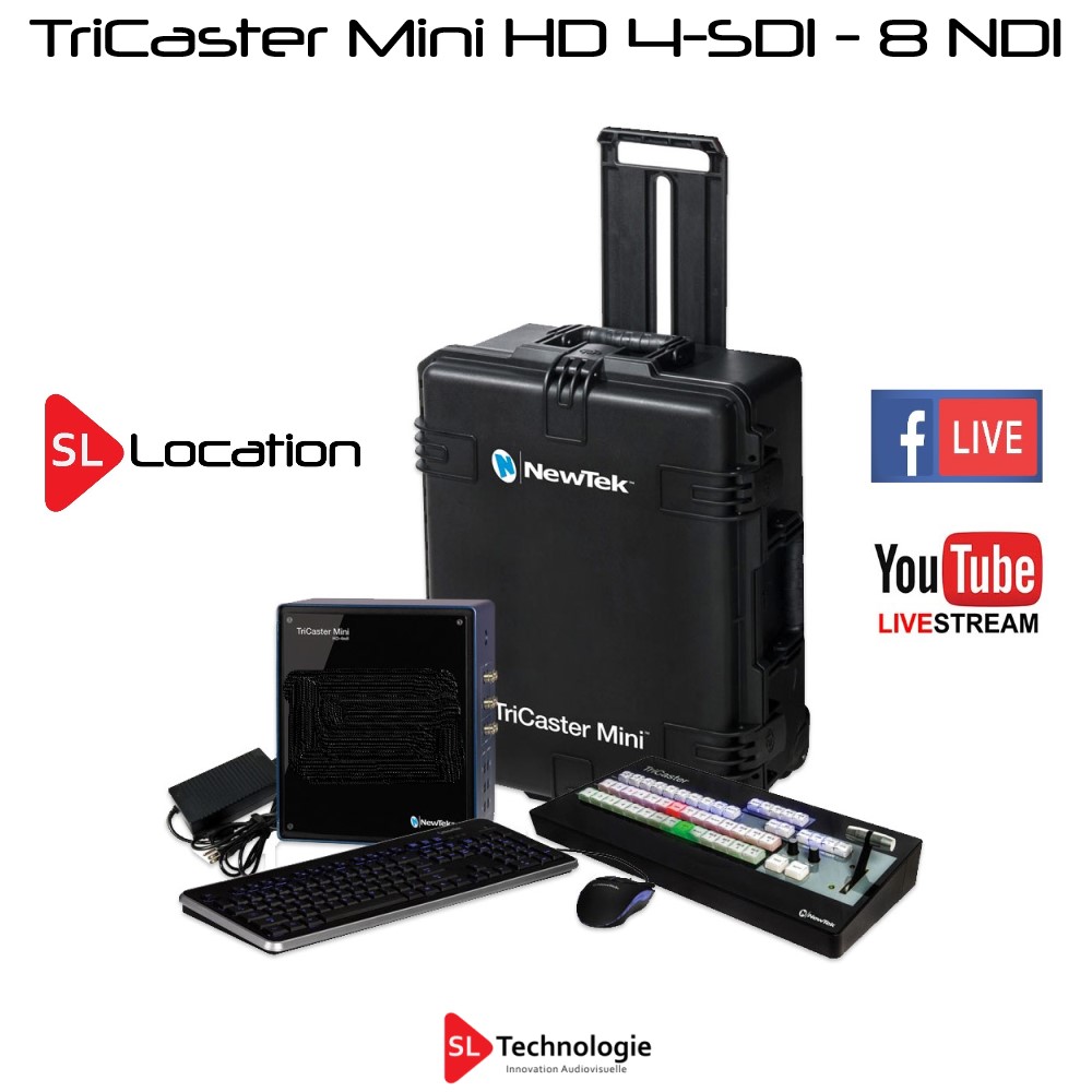 TriCaster Mini HD 4xSDI – 8x NDI