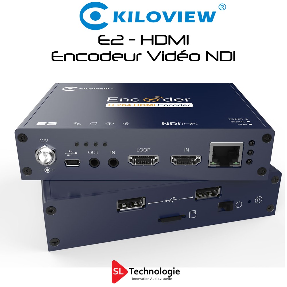 E2 NDI HX Kiloview HDMI vers NDI