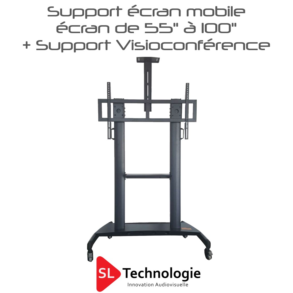 Support mobile pour écran plat HW 86