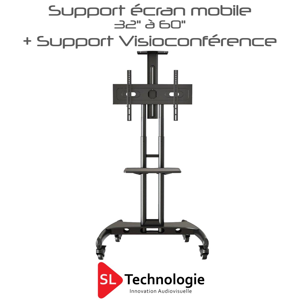 Support mobile pour écran plat HW 86 - SL Technologie