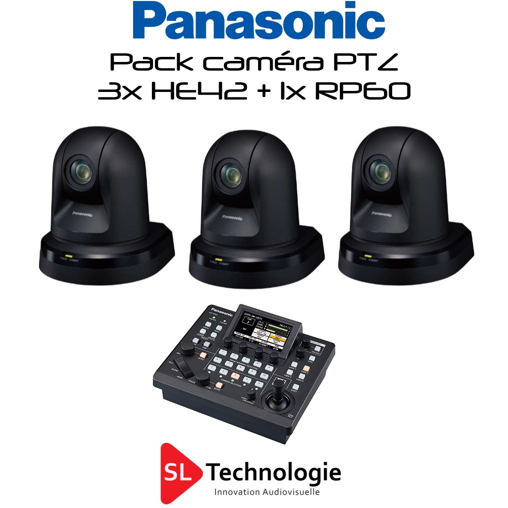 Pack Caméra PTZ HE42 + RP60 Panasonic