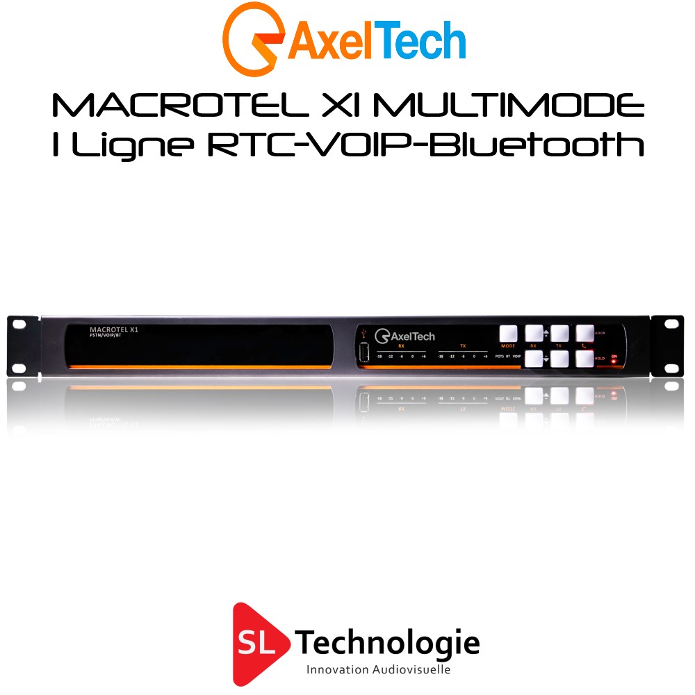 MACROTEL X1 MULTIMODE Insert Téléphonique RTC/VOIP/Bluetooth Axel Tech