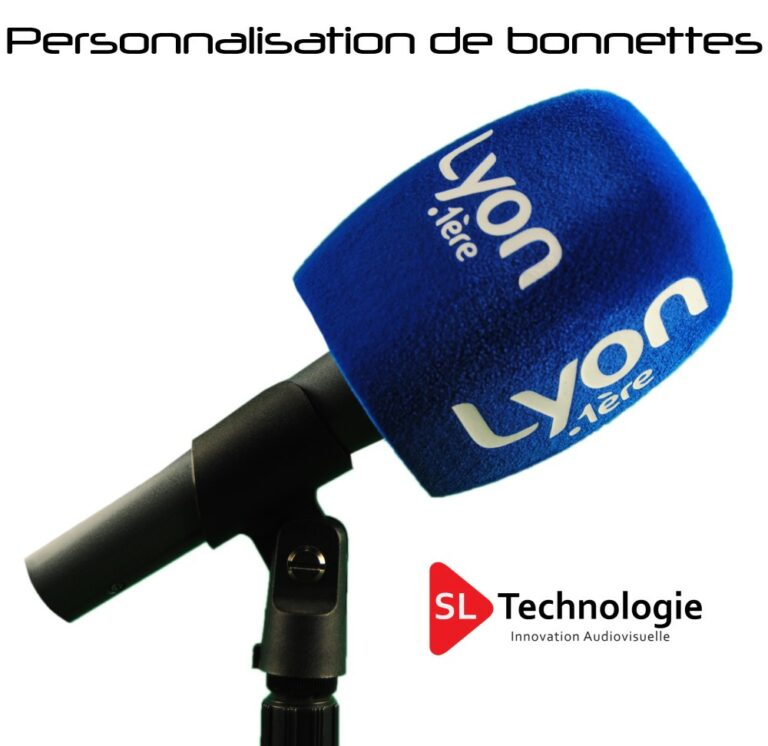 Bonnettes Personnalisées pour microphone - SL Technologie