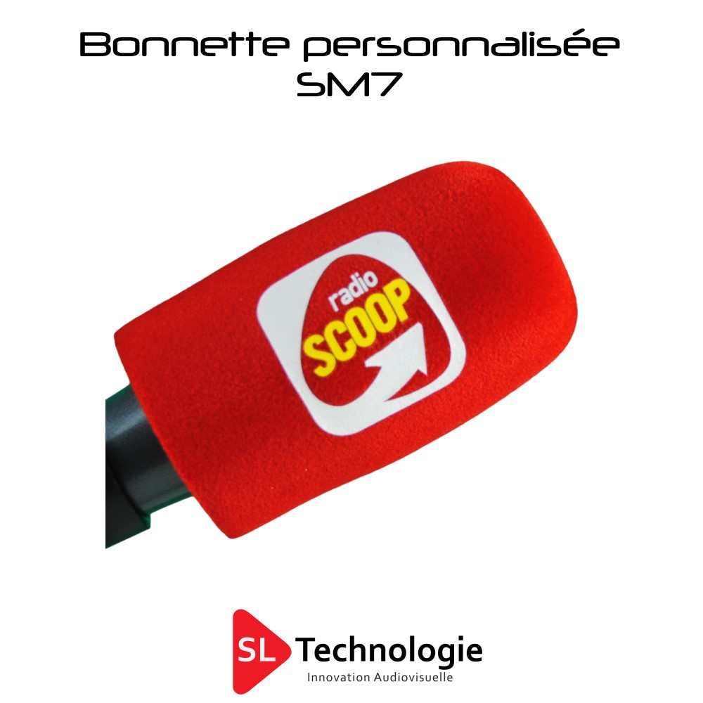 Bonnette Personnalisée micro SM7 Shure