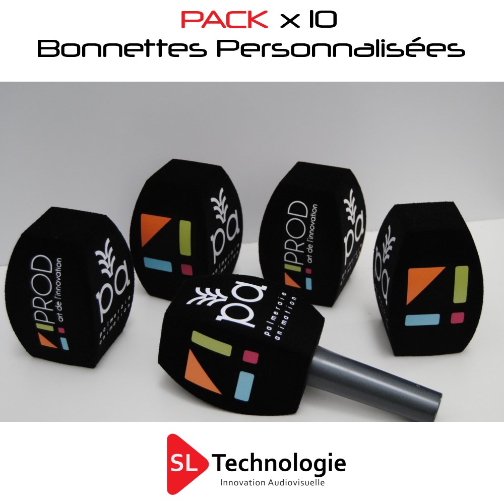 Pack 10 Bonnettes personnalisées