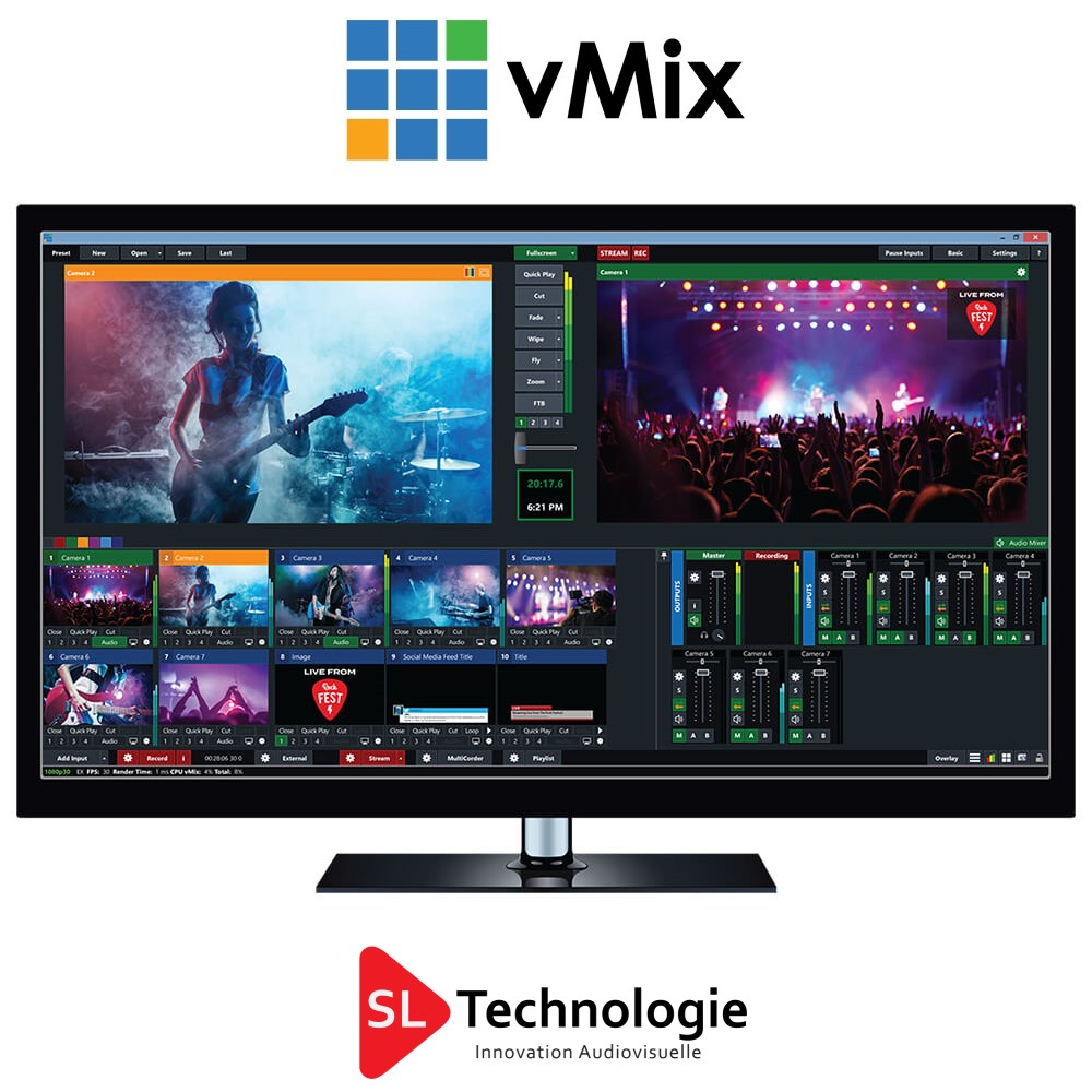 Lire la suite à propos de l’article vMix Logiciel de production et de diffusion en direct