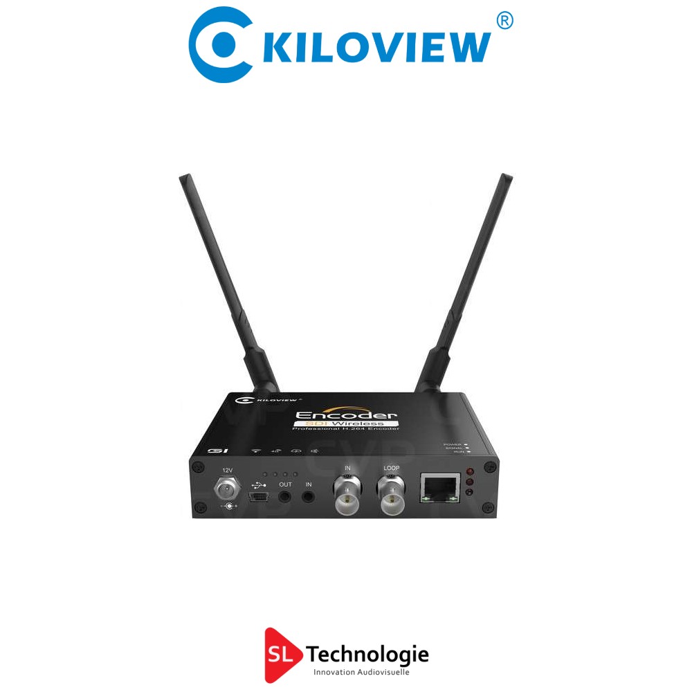 G1 Kiloview Encodeur vidéo Streaming 1080p WiFi Ethernet 4G SDI